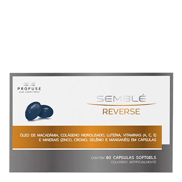 Vitamina Semblé Reverse Profuse 60 Cápsulas