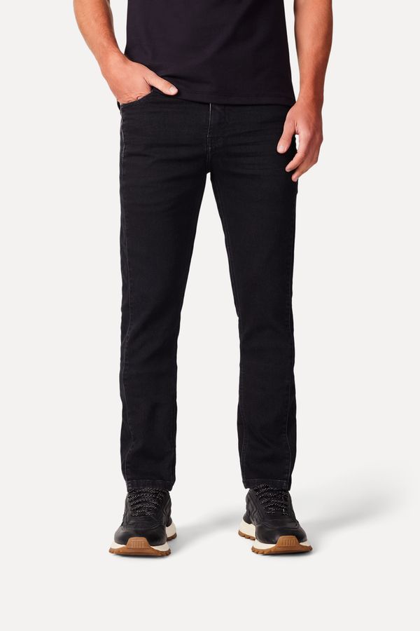 Calca Jeans Skinny Moletom James Preto - 42