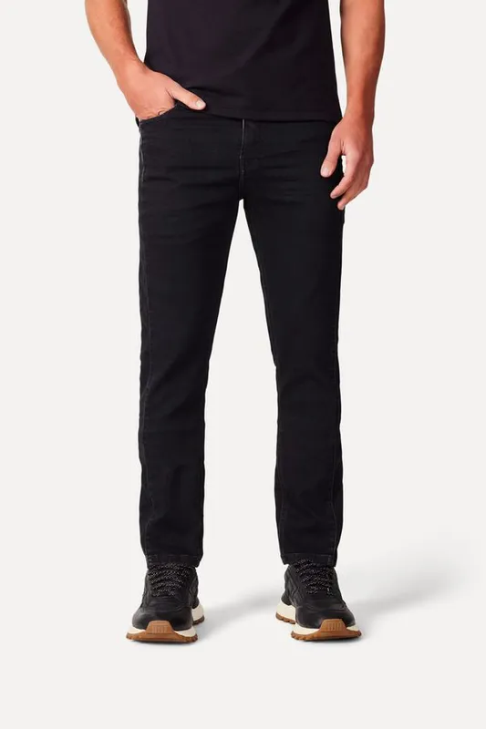 Calca Jeans Skinny Moletom James Preto - 42