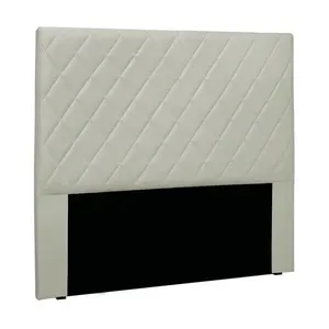 Cabeceira Cama Box Queen 160 Cm Dubai Veludo Prata S04 - D'rossi