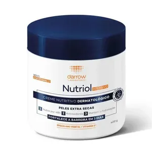 Kit com 2 Unidades de Creme Hidratante Nutritivo Corporal Darrow Nutriol Intensivo 400g