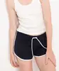 short básico com elástico azul marinho P