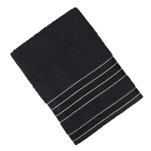 Toalha Banhão Siena 100% Algodão Cor 900 Preto 80x150cm 201383 - Tecelagem Atlântica