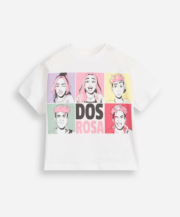 blusa infantil de algodão dos rosa off white 4