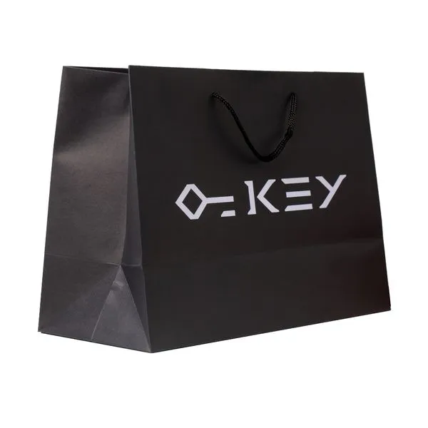 Sacola Key Design Retangular M Preta M