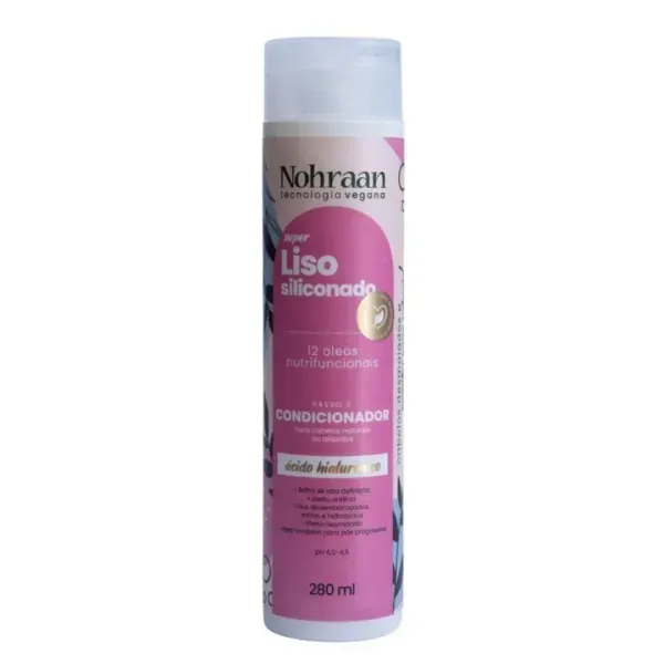 Condicionador Nohraan Liso Frasco 280ml