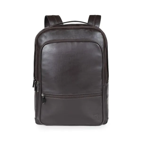 Mochila Masculina Executiva de Couro para Notebook Joá Café 0226812125001