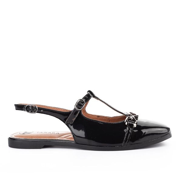 Sapatilha Tanara Slingback Preta 35