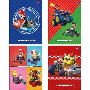 Caderno Brochurão 80 Folhas Super Mario