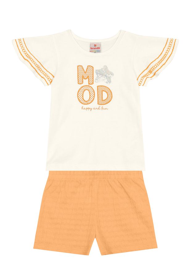 Conjunto infantil menina brilhante Brandili - 4