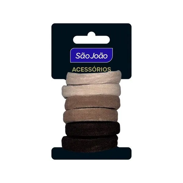 Elástico para Cabelo São João Acessórios 8626 ELASTICO P/CABELO 8626 SAO JOAO