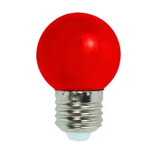 Lâmpada LED Bolinha Color Bulbo G45 1-3W Bivolt Kian Lâmpada de LED Bolinha Color Bulbo G45 1W e 3W E27 Luz Vermelha