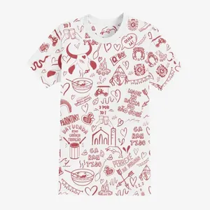 Camisa Gibi Q'Boi Garantido Branco E Vermelho GG (MP)