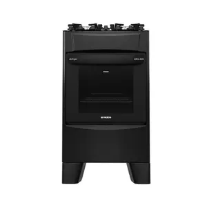 Fogão 4 Bocas A Gás/elétrico Com Airfryer Alpro 440 Realce CR231 Preto 110V