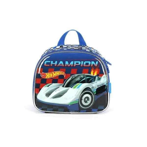 Lancheira LA42623HW Hot Wheels Térmica com Alça Carona 4,2L Azul Luxcel Lancheira LA42623HW Hot Wheels Térmica 4,2L Azul Luxcel