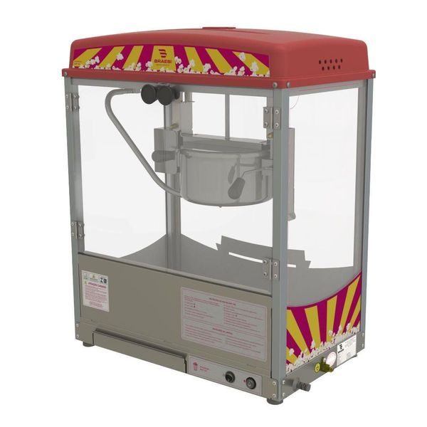 Pipoqueira Elétrica Braesi Inox Com Resistência Blindada Bmp-150 110v