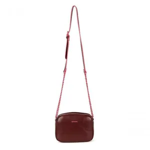 Bolsa Sintetica Transversal Up4you Bordo - Unico Vermelho