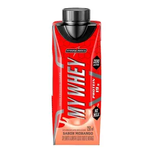 Suplemento Proteico Líquido Integralmedica My Whey Morango Zero Lactose 250ml