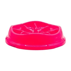 Comedouro Para Pets Lento Interativo Stark 350ml Pink Neon (MP)