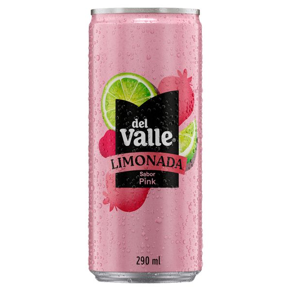 Refresco Adoçado Limonada Pink Del Valle Lata 290ml