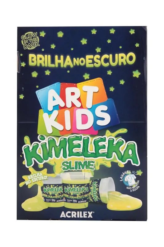 Kimeleka Acrilex Brilha no Escuro 180g