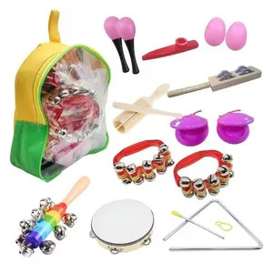 Kit Bandinha Infantil com 10 Instrumentos de Percussão 55810 Rosa com Mochila Liverpool Kit Bandinha Infantil 10 Instrumentos de Percussão 55810 Rosa Liverpool