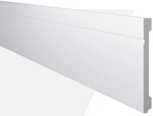 Rodapé de Poliestireno NMC Decor FB20 Branco 244x20x1,8cm