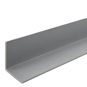 Perfil PVC Tipo L 6m Plasmeg Para Painel Ripado Cinza Lunar 216x16cm (MP)