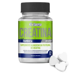 Creatina Flofarma Pastilha Sabor Framboesa FLOFARMA 21 Unidades