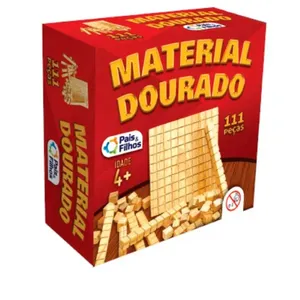 Material Dourado Madeira 111 Peças 2922 - Gala Embalagens