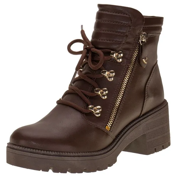 Bota Feminina Coturno Mississipi MI621A CAFÉ 36