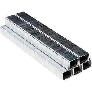 Grampos Retos 8mm Aço Galvanizado com 1000 Peças