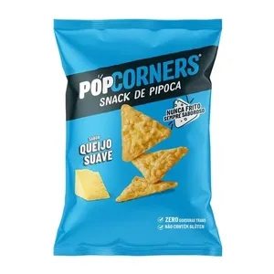 Snack de Pipoca Queijo Suave Popcorners Pacote 28g