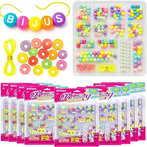 Kit 10 Brinquedo Miçanga Letras Biju para Festa de Aniversário Infantil