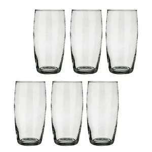 Conjunto de Copos Long Drink Nadir Favo 430 ml 6 Peças Transparente