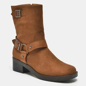 Bota Biker Marrom claro 035-015-01 39