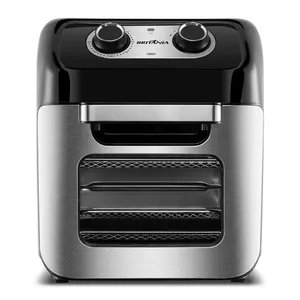 Air Fryer Oven Britânia Timer 1800W Controle de Temperatura 12 Litros Preto BFR2300P 220V