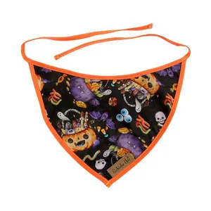 Bandana Halloween Bichinho Chic Laranja PP