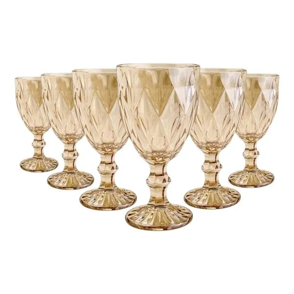 Jogo De Taças 6 Peças Bela Flor 340ml 60700AB (MP)