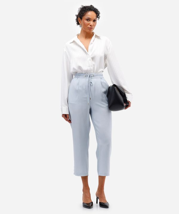 calça jogger feminina de viscose azul 44