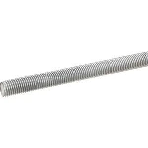 Barra roscada zincada branca UNC 3/16" x 1,0 m com 10 peças - VONDER