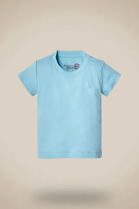 Camiseta Pima Mc Bb Melhor Do Mundo Turquesa - P