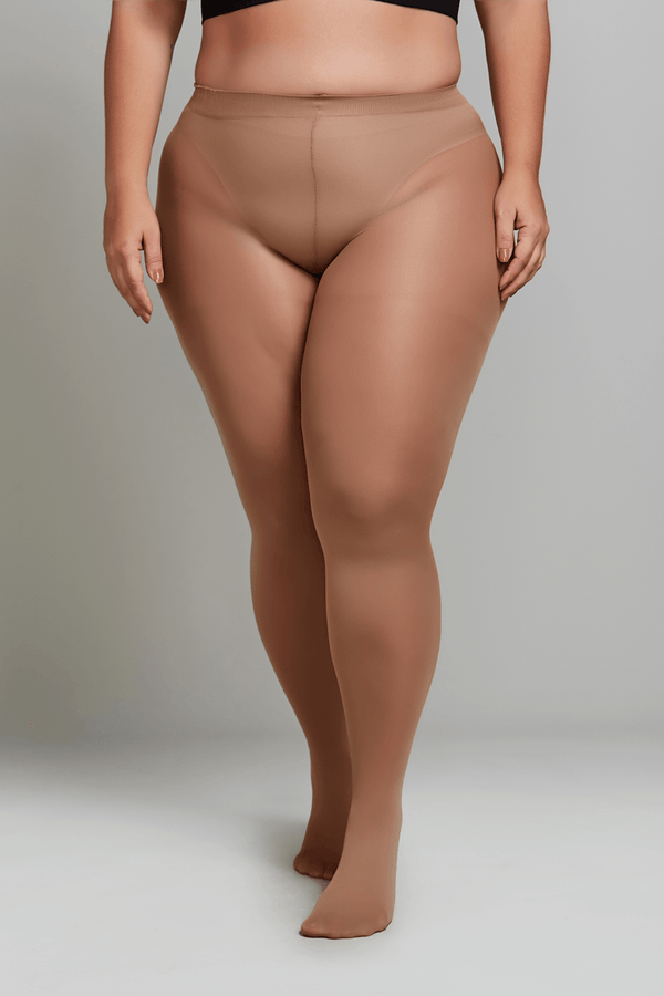 Meia-calça Mais Curvas Fio 40 Tamanho: EG | Cor: Mel
