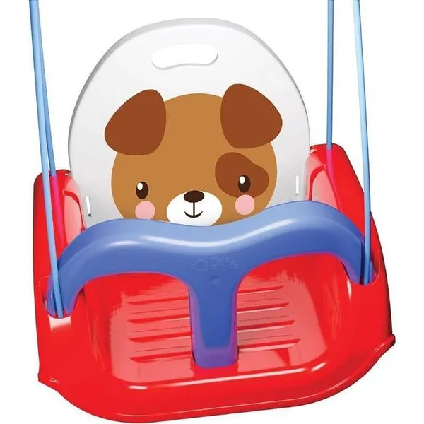 Balanço Infantil Cachorrinho para Playground em Plástico com Design Lúdico Pais & Filhos Balanço Infantil Cachorrinho Playground Plástico Pais & Filhos
