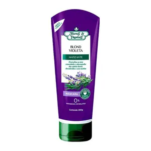 Máscara Flores e Vegetais Matizante Blond Violeta 200g