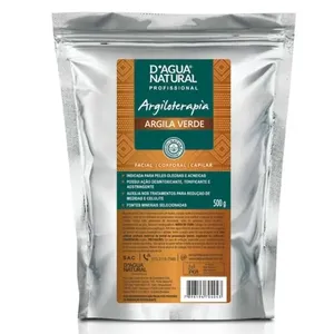 Máscara Facial D'agua Natural Argila Verde 500g