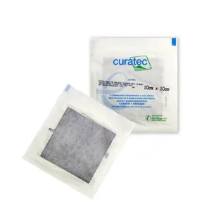Curatec Carvao Ativado com Prata Plus 10cmX10 cm Unidade Único Único