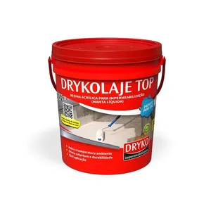 Manta Líquida Acrílica Impermeabilizante Drykolaje Branca Dryko Manta Líquida Acrílica Impermeabilizante Drykolaje Branca 12Kg Dryko