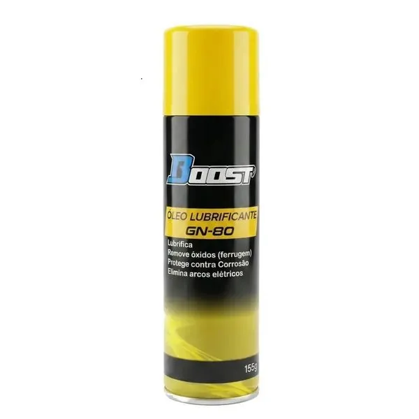 Óleo Lubrificante Spray Gn-80 250ml Multiuso para Proteção Anticorrosiva e Desengorduramento Boost Óleo Lubrificante Spray Gn-80 250ml Multiuso para Proteção Anticorrosiva Boost