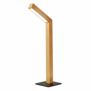 Luminária de Mesa LED com Base Magnética e USB Controle Touch Amadeirado Veendre Store Luminária de Mesa LED Base Magnética USB Touch Amadeirado Veendre Store